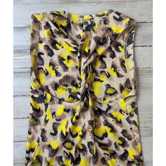 Gorgeous Nanushka Safea Top in Watercolor Leopard sz XS EUC - Picture 5 of 5